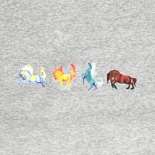 Four Horse Elements T-Shirt